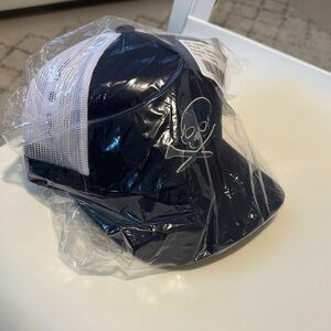 G/FORE Black and White Cap